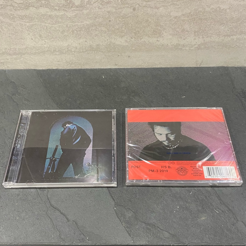 Post Malone Hollywood’s Bleeding tour CDs.